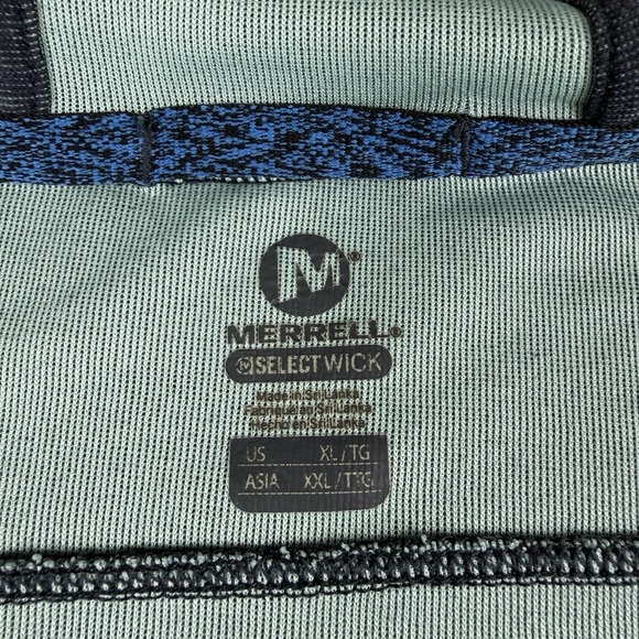 Merrell Select Wick Full Zip-up Men's Blue Sweatshirt Size XL - Picture 10 of 15